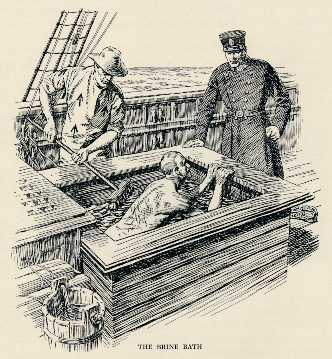 O banho de salmoura, 1834, 1934 de Unbekannt