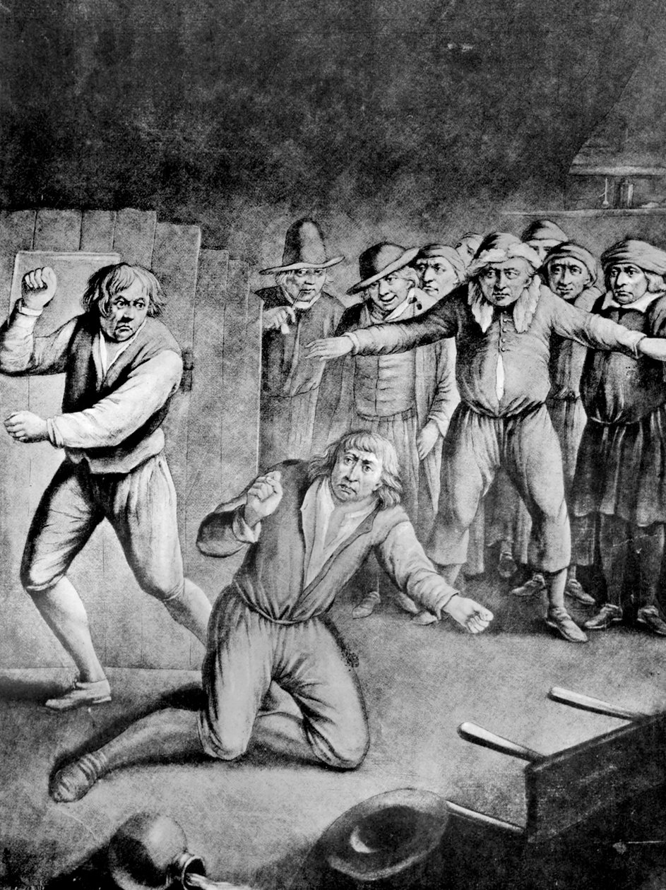 A partida contundente, 1730 de Unbekannt