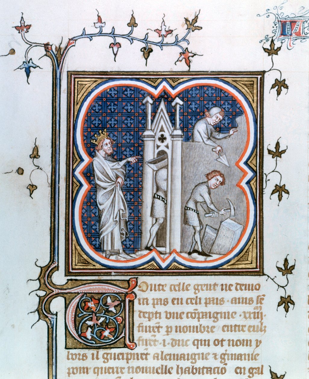 O edifício de Paris, 1375-1380 de Unbekannt