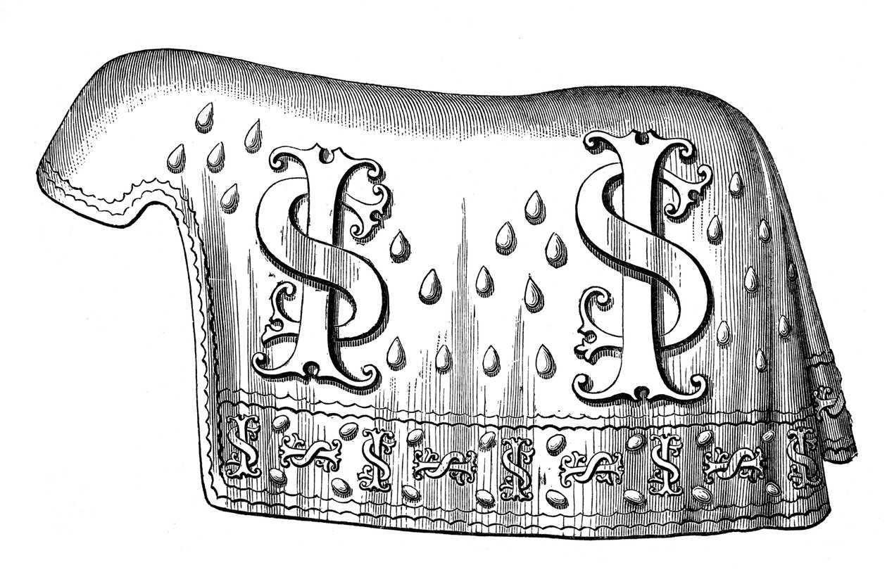O caparison do cavalo da rainha Isabella de Espanha, século XV, 1870 de Unbekannt