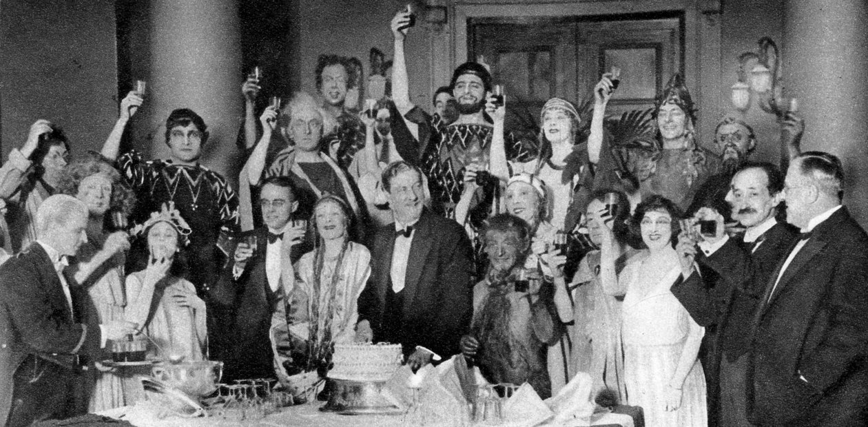 O elenco de Sonho de uma noite de verão, Sala Verde, Drury Lane Theatre, Londres, 1926-1927 de Unbekannt