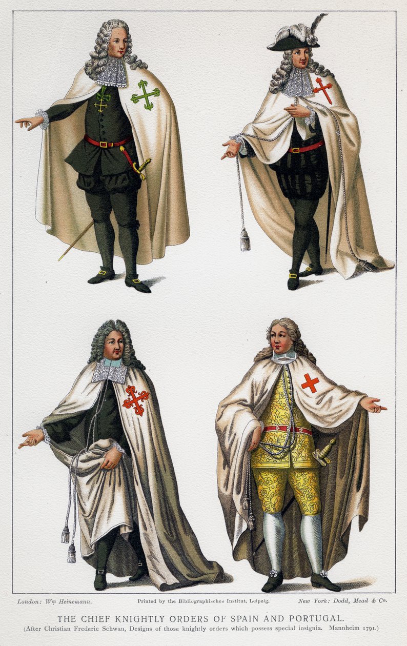 As principais ordens cavalheirescas de Espanha e Portugal, c1930s de Unbekannt