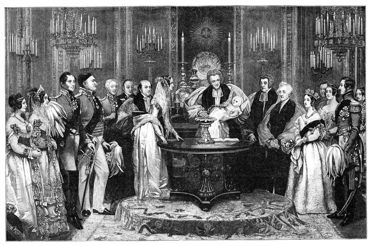 O batismo da princesa real, 1841, 1900 de Unbekannt
