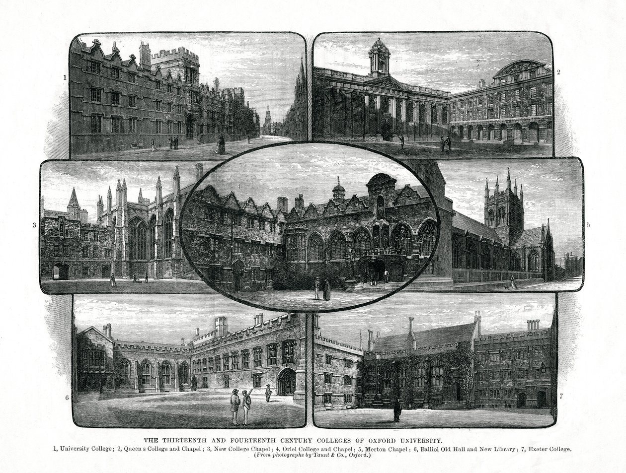 As faculdades da Universidade de Oxford, 1895 de Unbekannt