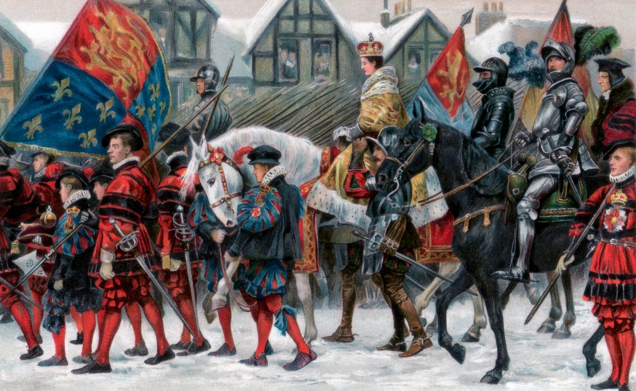 A coroação de Eduardo VI, 20 de fevereiro de 1547, 1902 de Unbekannt