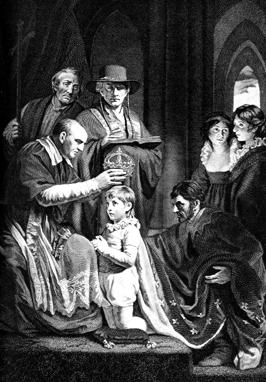 A coroação de Henrique VI da Inglaterra, 1422 c1905 de Unbekannt