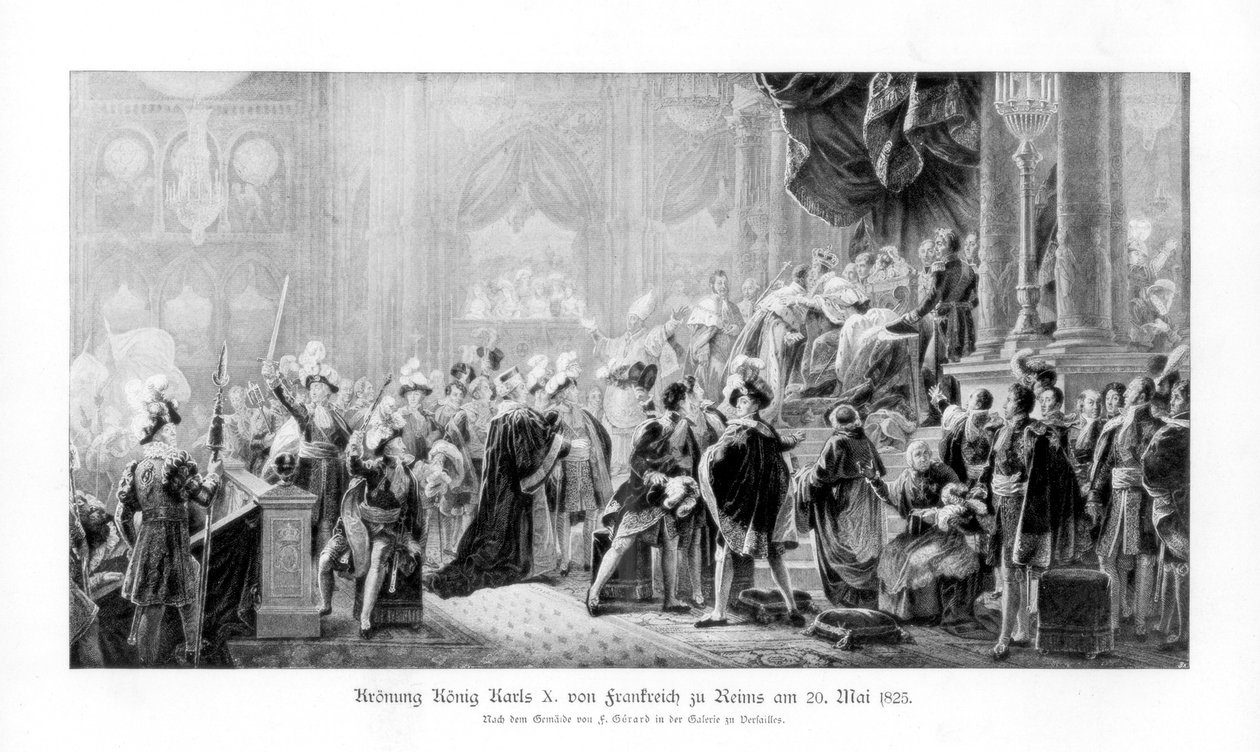 A coroação do rei Carlos X da França, Reims, 20 de maio de 1825 1900 de Unbekannt