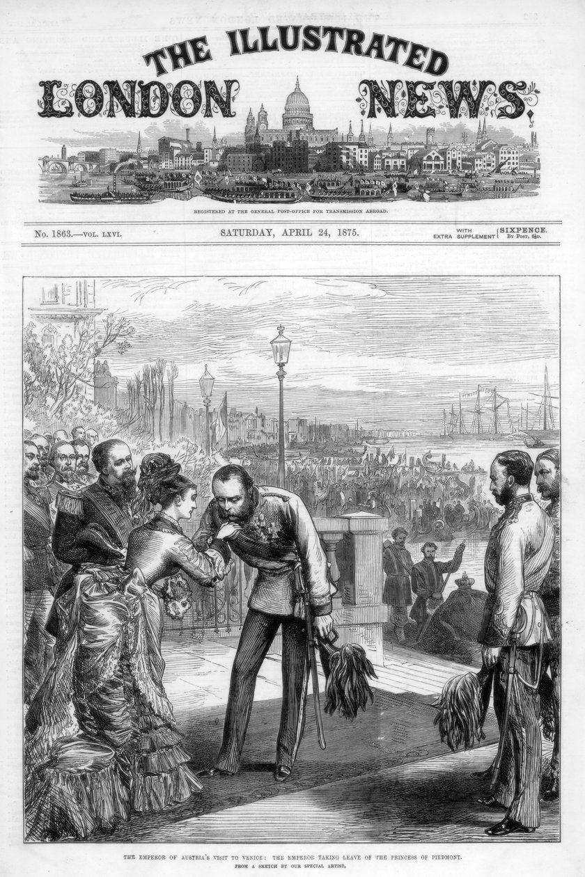 A capa do The Illustrated London News, 24 de abril de 1875 de Unbekannt