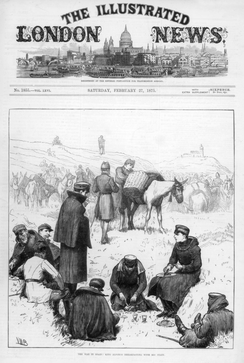 A capa do The Illustrated London News, 27 de fevereiro de 1875 de Unbekannt