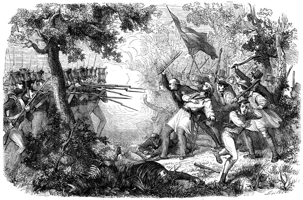 A morte de Thom, também conhecido como Sir William Courtenay, Dunkirk, Kent, 1838 de Unbekannt