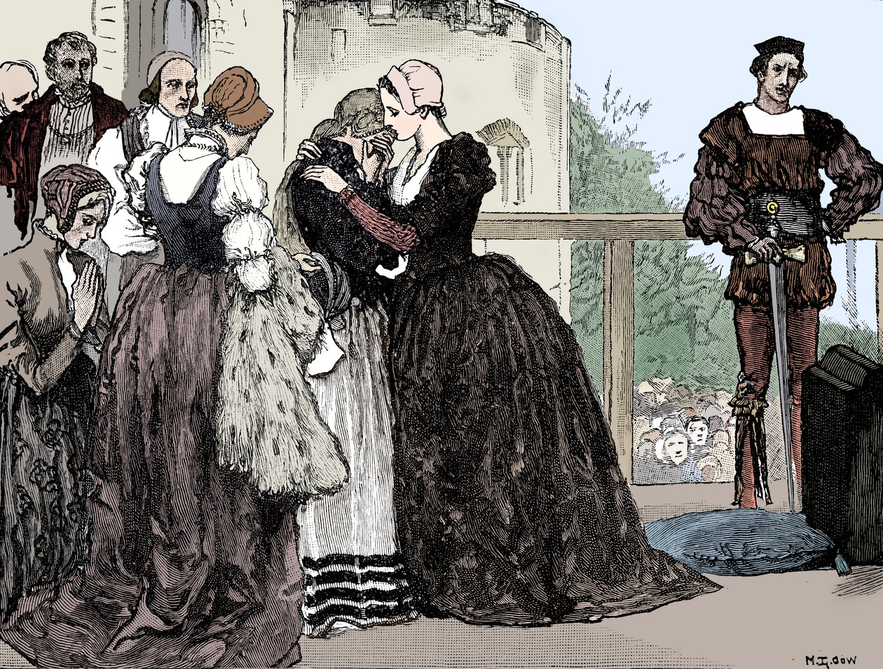 A execução de Anne Boleyn, 1536 de Unbekannt