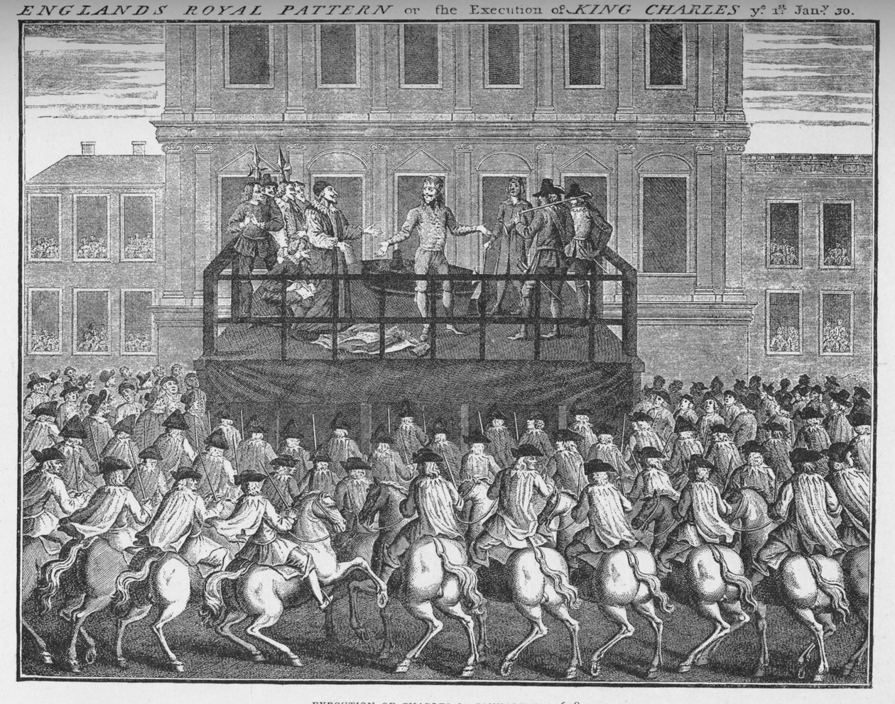 A execução do rei Carlos I, 30 de janeiro de 1649, c1735 1903 de Unbekannt