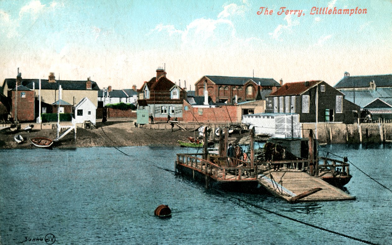 A balsa em Littlehampton, West Sussex, 1907 de Unbekannt