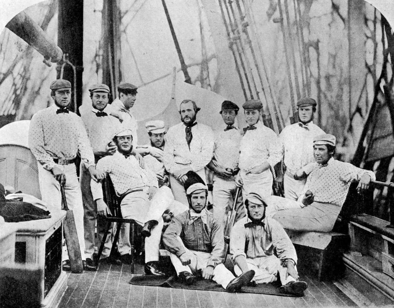 A primeira equipe de críquete inglesa a visitar a América, 1859 1912 de Unbekannt