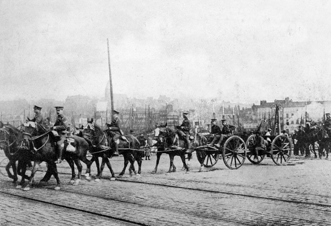 As primeiras unidades da Força Expedicionária Britânica em Boulogne, norte da França, 1914 1920 de Unbekannt