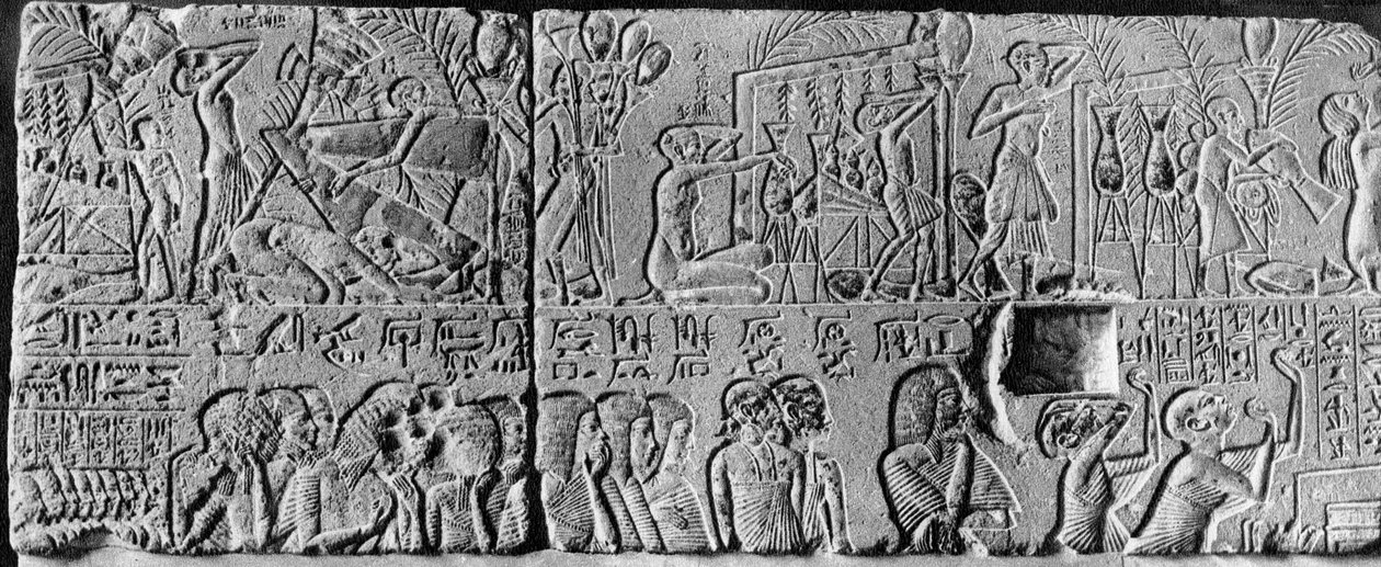 O funeral de um sumo sacerdote de Memphite, c1350 aC 1936 de Unbekannt