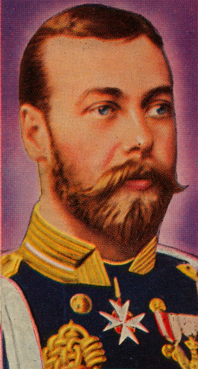 O futuro rei George V em seu casamento, 1893 1935 de Unbekannt