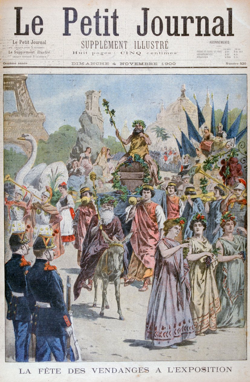 O festival da colheita da uva, Exposição Universal de 1900, Paris, 1900 de Unbekannt