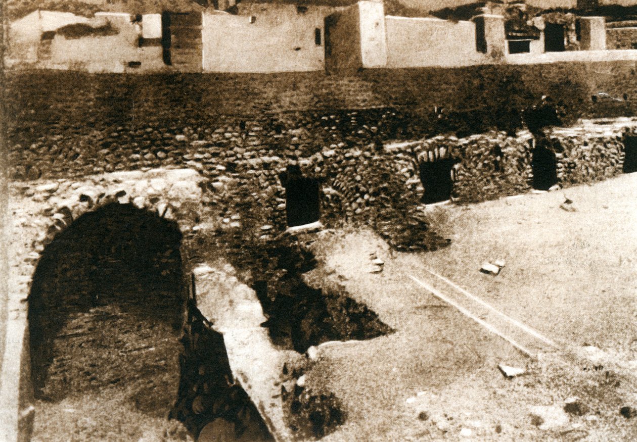 O grande terraço no criptoportico, Pompéia, Itália, c1900s de Unbekannt