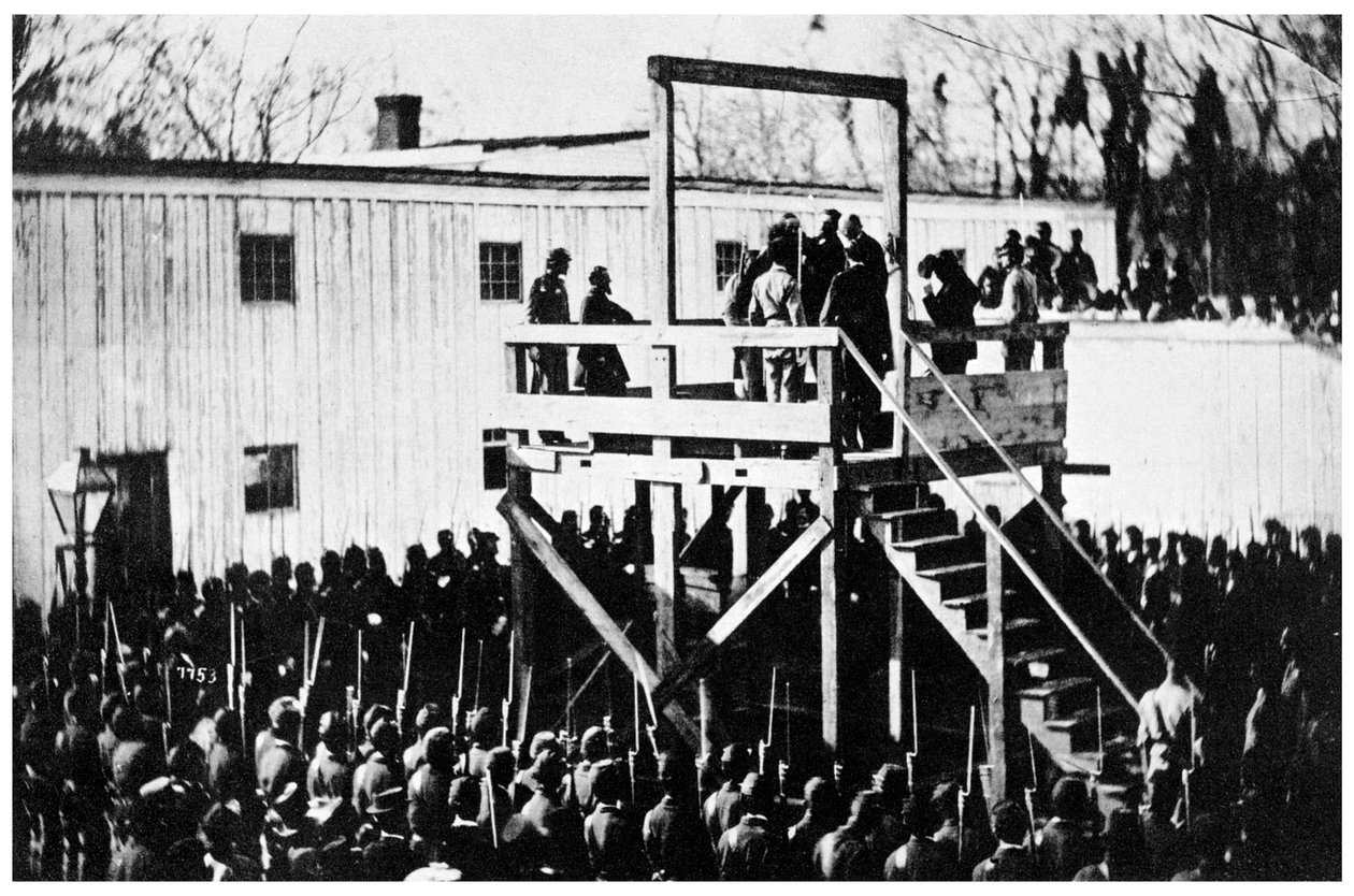 O enforcamento de Henry Wirz, Washington DC, EUA, 1865 1955 de Unbekannt