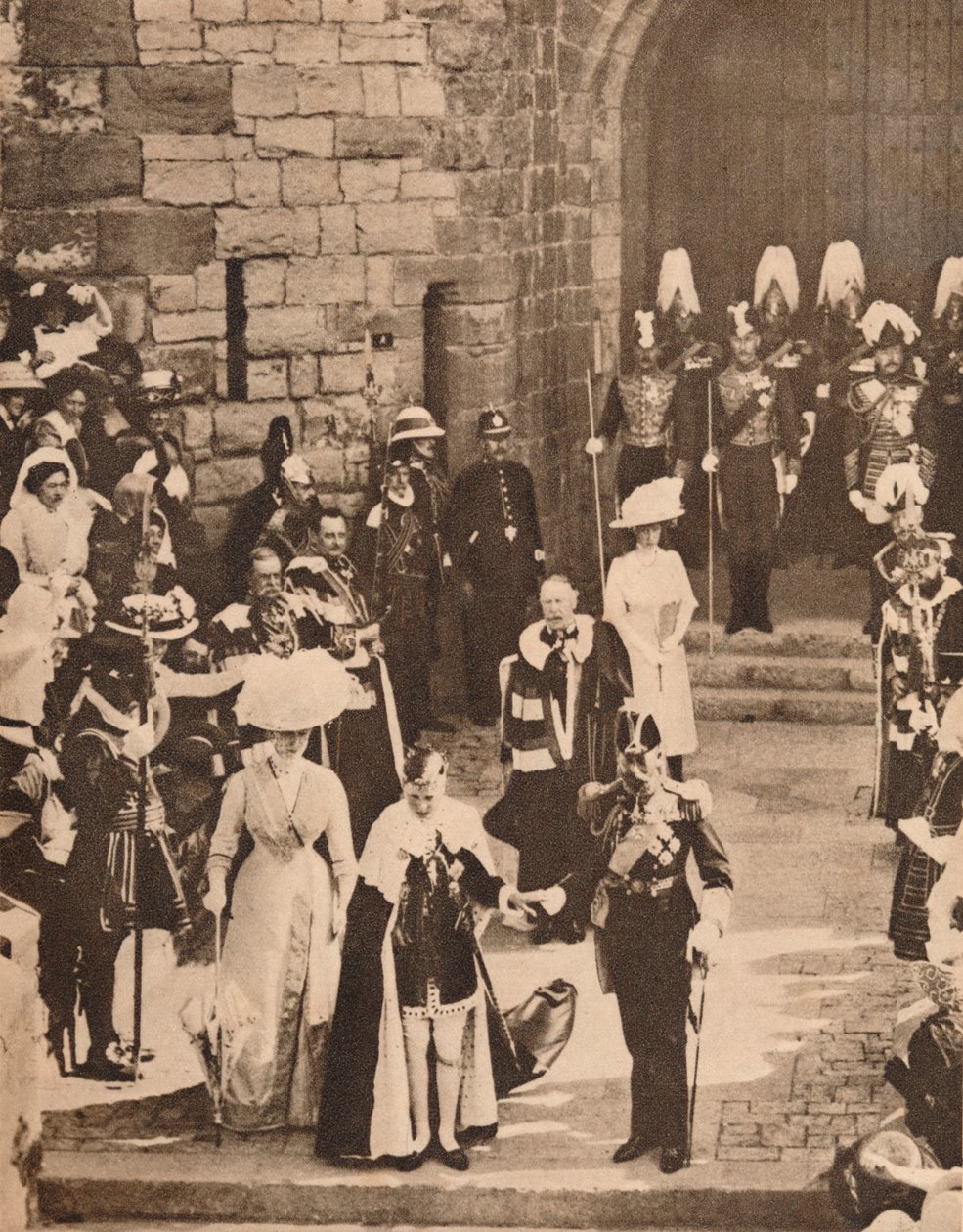 A investidura do príncipe de Gales no castelo de Caernarvon, 13 de julho de 1911 1935 de Unbekannt