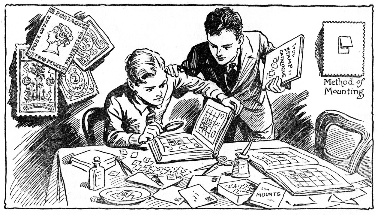 As alegrias de colecionar selos, 1937 de Unbekannt
