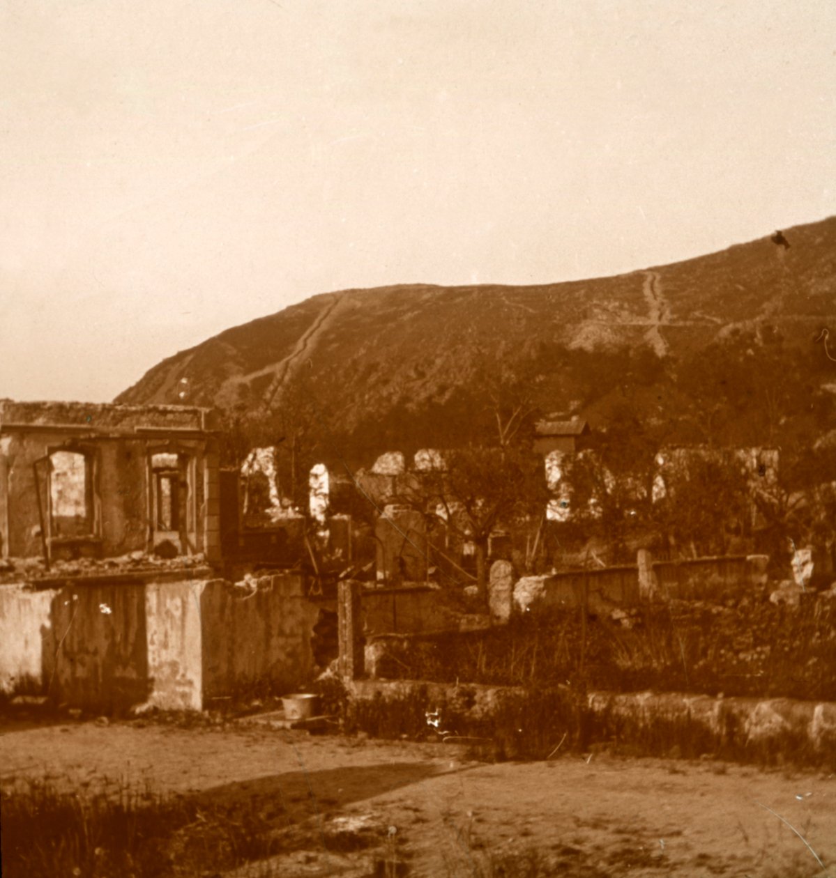 O quiosque, Metzeral, norte da França, c1914-c1918 de Unbekannt