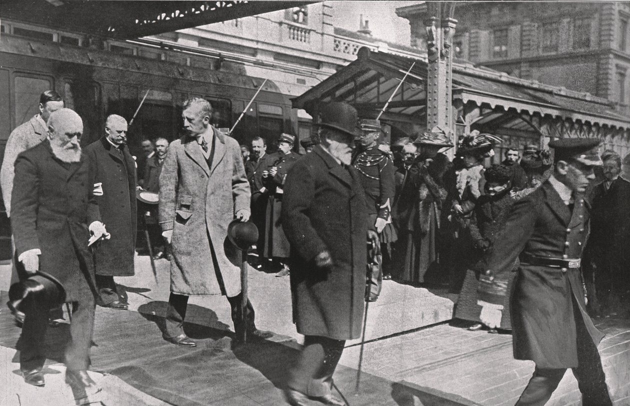 A última foto do rei Edward, 1910. de Unbekannt