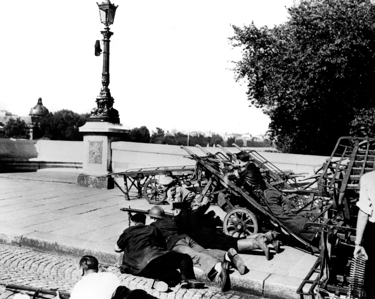 A libertação de Paris, agosto de 1944 de Unbekannt