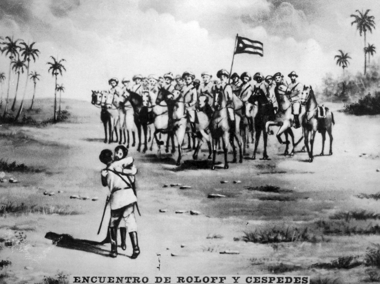 A reunião de Roloff e Cespedes, 1871, 1920 de Unbekannt