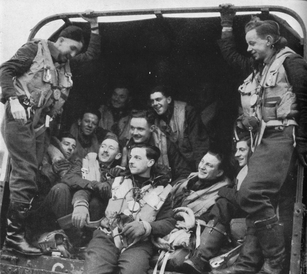 Os homens e a aeronave, c1940 1943 de Unbekannt