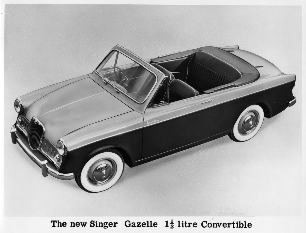O novo Singer Gazelle conversível de 1,5 litro, c1956-c1958 de Unbekannt