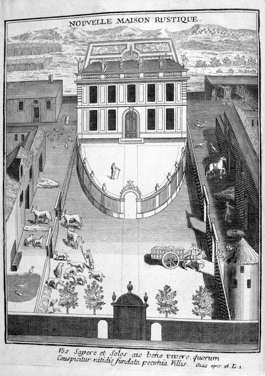 A nova casa rústica, 1775 de Unbekannt