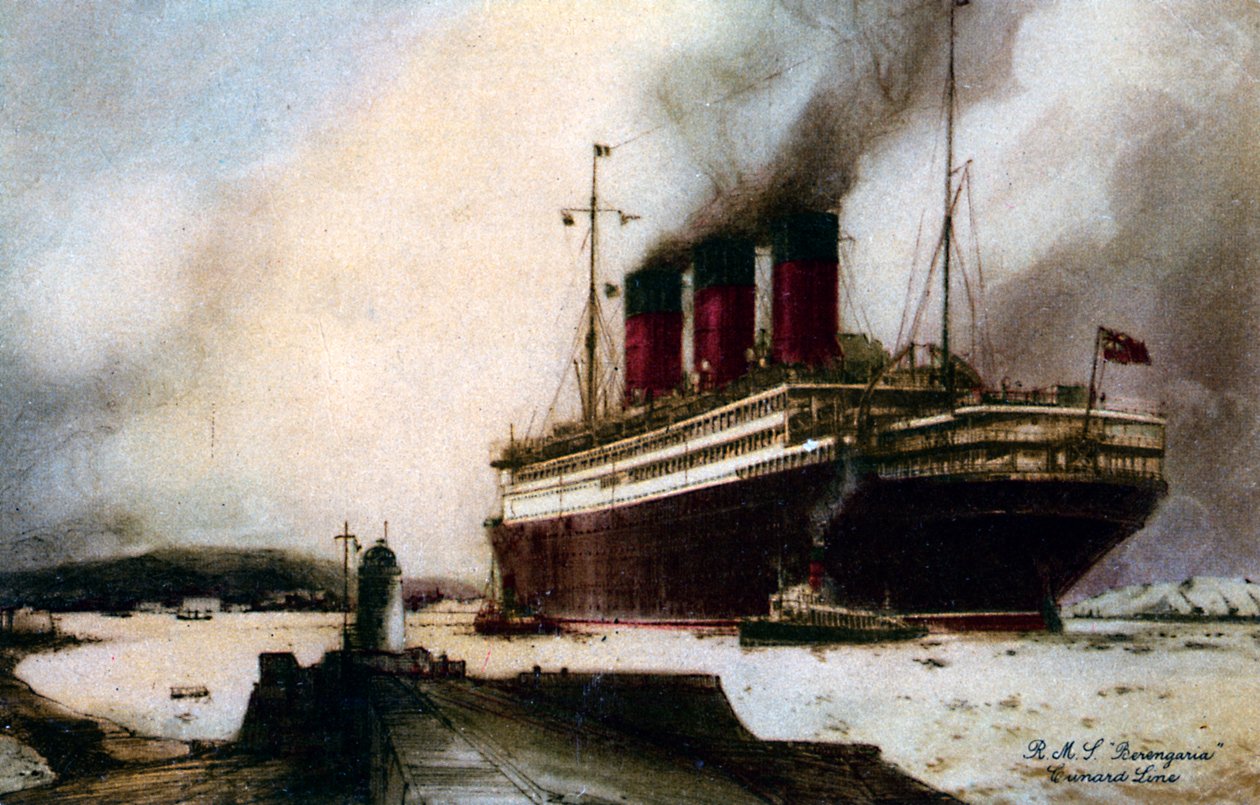 O transatlântico RMS Berengaria, século 20 de Unbekannt