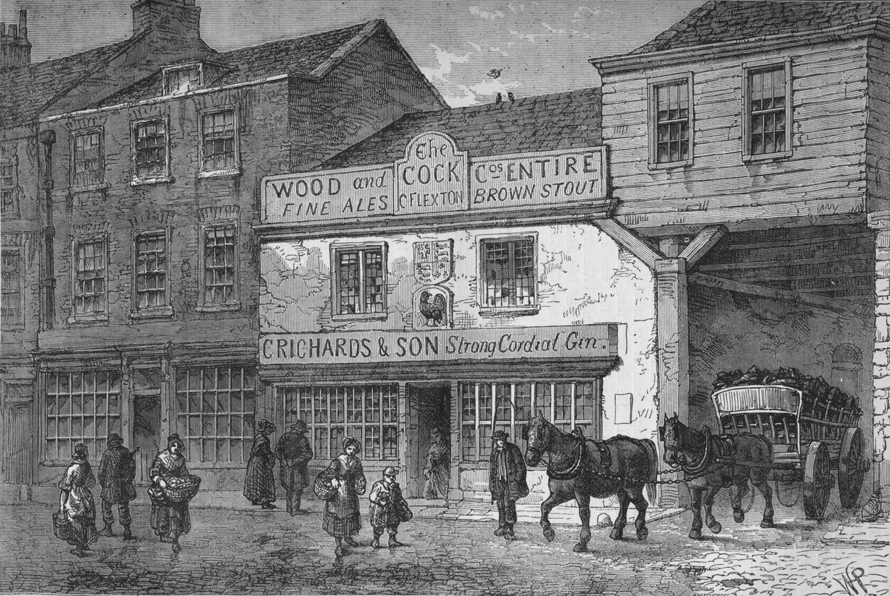 O antigo Cock Tavern, 4 Tothill Street, Westminster, Londres, 1875 1878 de Unbekannt