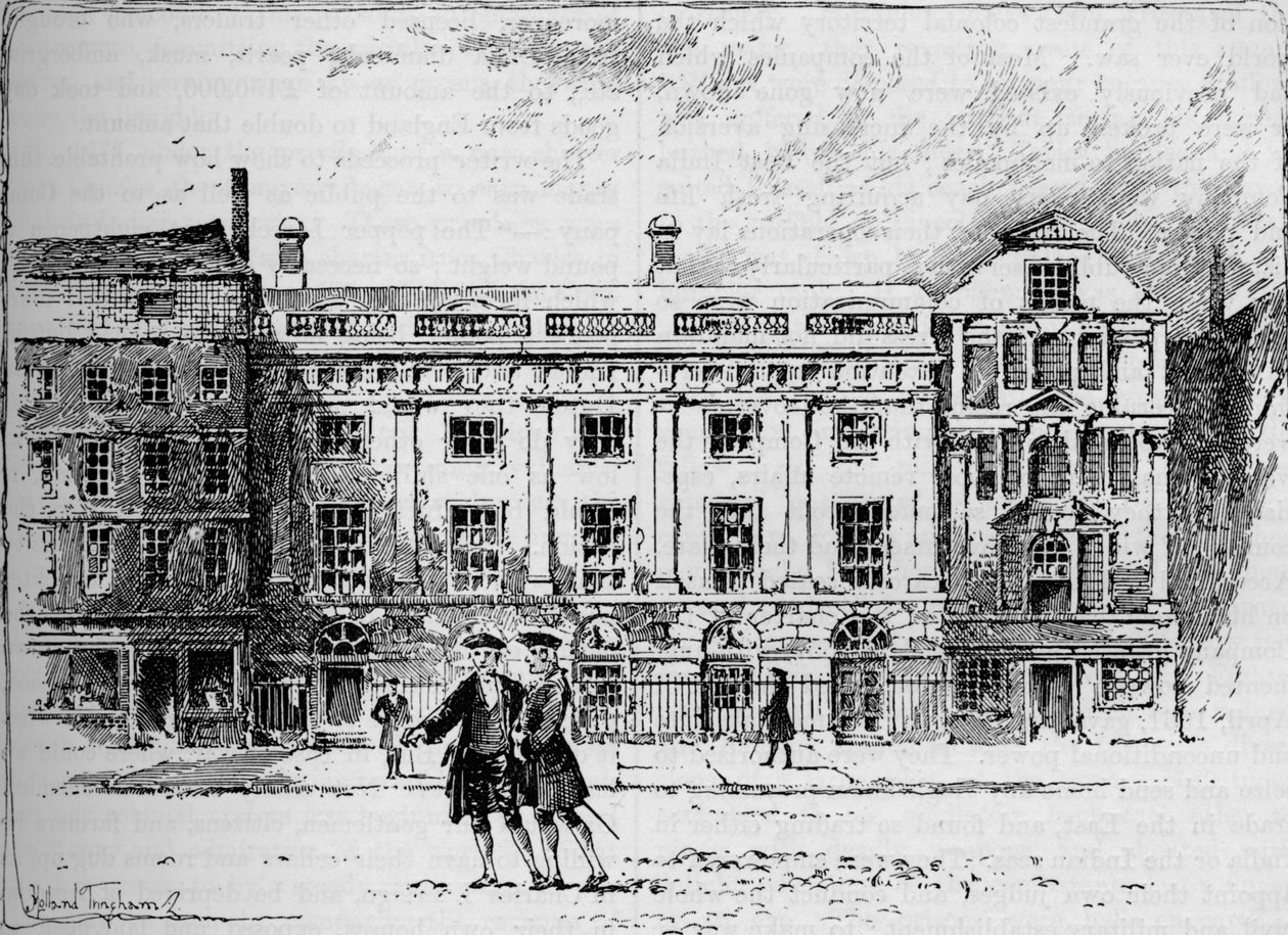 A antiga Casa das Índias Orientais em 1630 1905 de Unbekannt