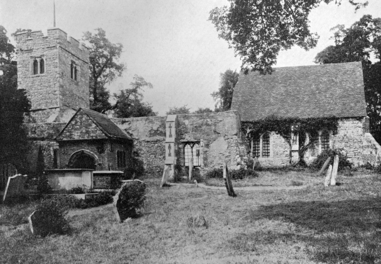 A igreja velha, Chingford, Essex, 1924-1926 de Unbekannt
