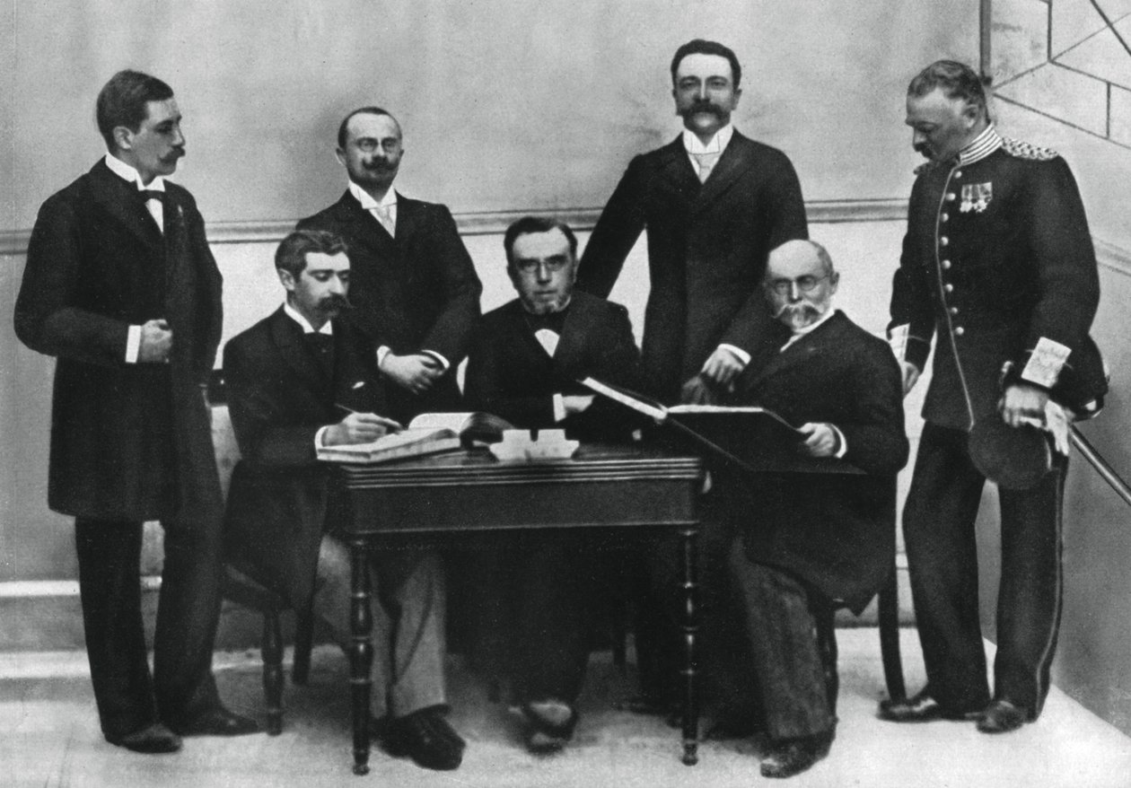 Os organizadores das Olimpíadas de Atenas, 1906, 1936 de Unbekannt