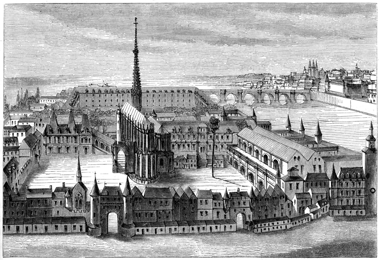 O palácio, século XVI 1849 de Unbekannt