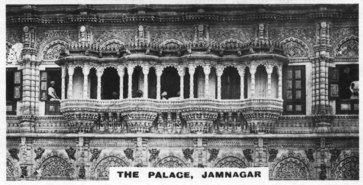 O palácio, Jamnagar, Índia, c1925 de Unbekannt