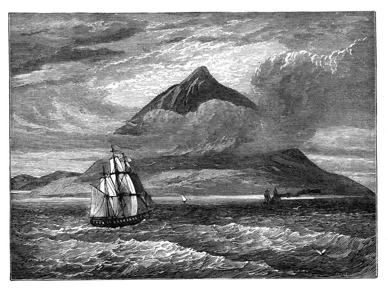 O pico de Tenerife, Ilhas Canárias, c1890 de Unbekannt