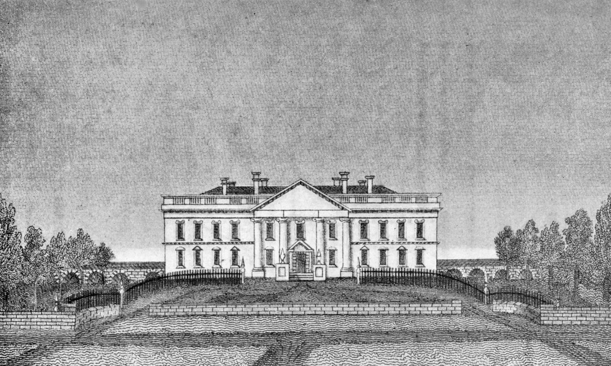 Casa dos Presidentes, Pórtico do Norte, EUA, 1834 1908 de Unbekannt