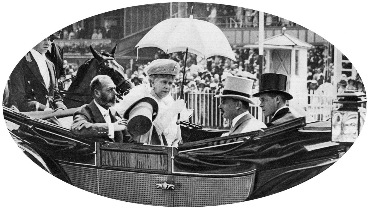 A chegada real a Ascot, c1930s de Unbekannt