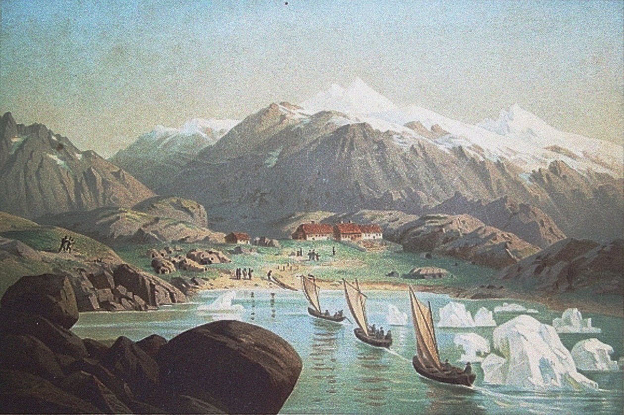 A segunda expedição norte-polar alemã ao Ártico e à Groenlândia em 1869 de Unbekannt