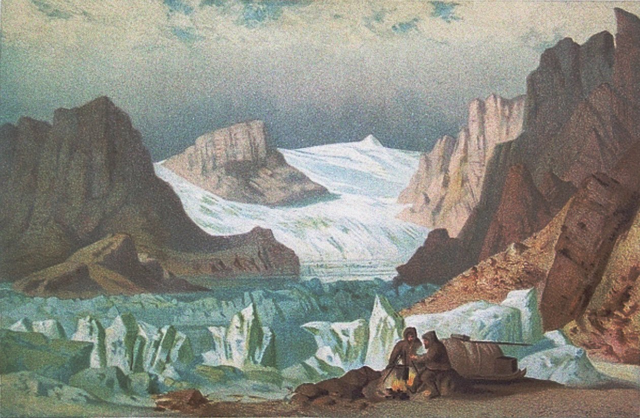 A segunda expedição norte-polar alemã ao Ártico e à Groenlândia em 1869 de Unbekannt