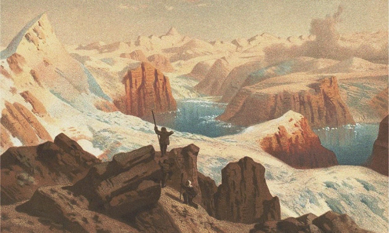 A segunda expedição norte-polar alemã ao Ártico e à Groenlândia em 1869 de Unbekannt