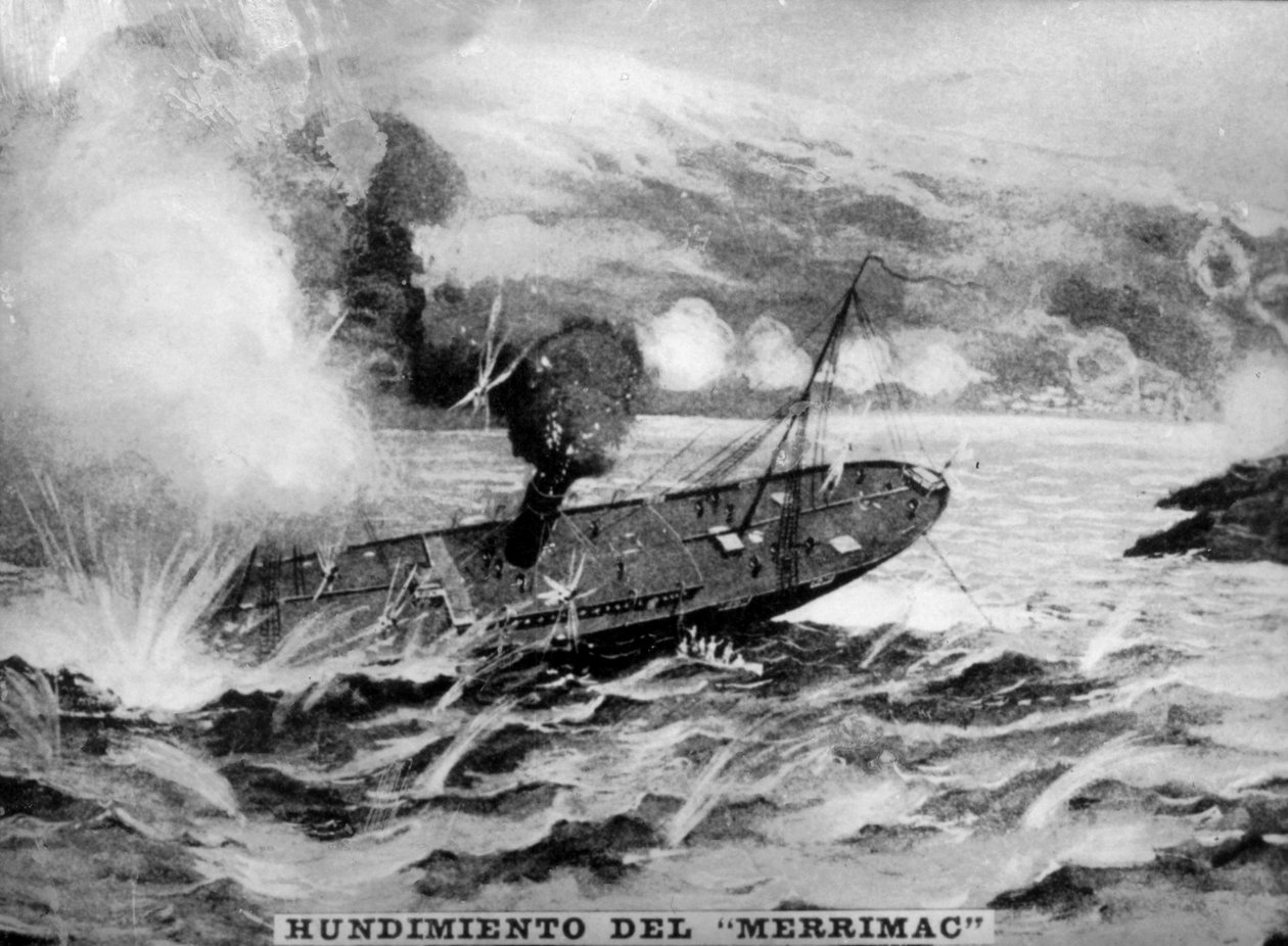 O naufrágio do Merrimac, 1898, 1920 de Unbekannt