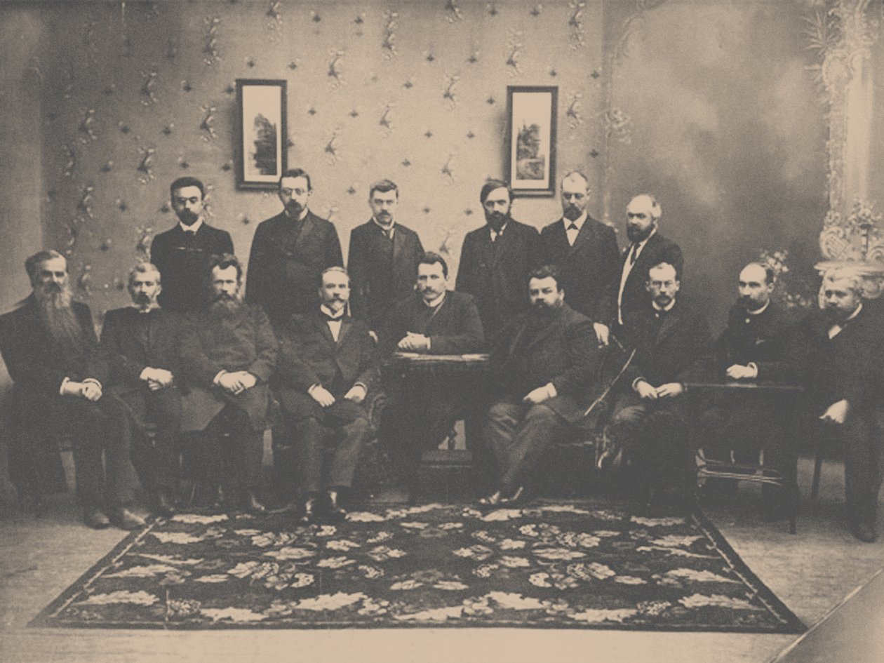 A sessão do Partido Democrata Constitucional, 1907 de Unbekannt
