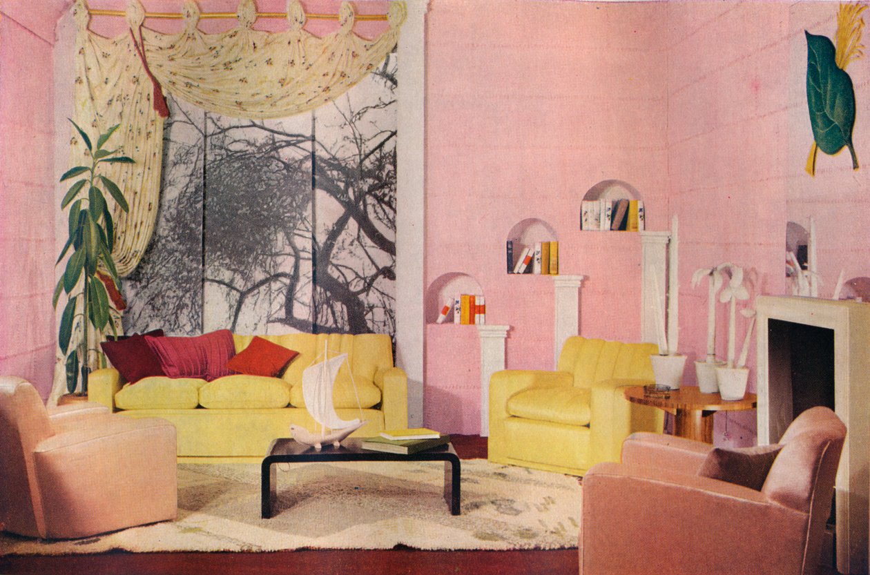 A sala de estar de 1937, 1937 de Unbekannt