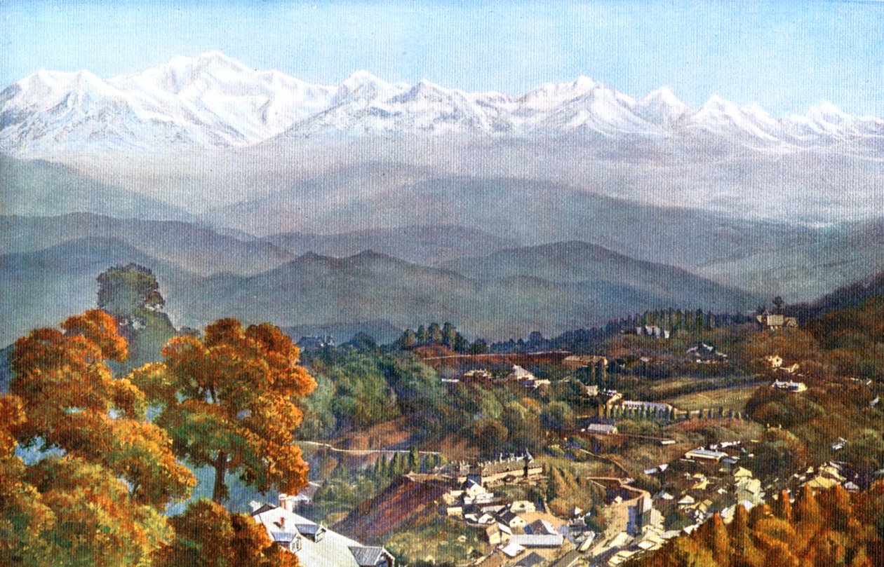 As neves de Jalapahar, Darjeeling, Índia, início do século XX de Unbekannt